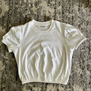 White Aritzia Crop Top